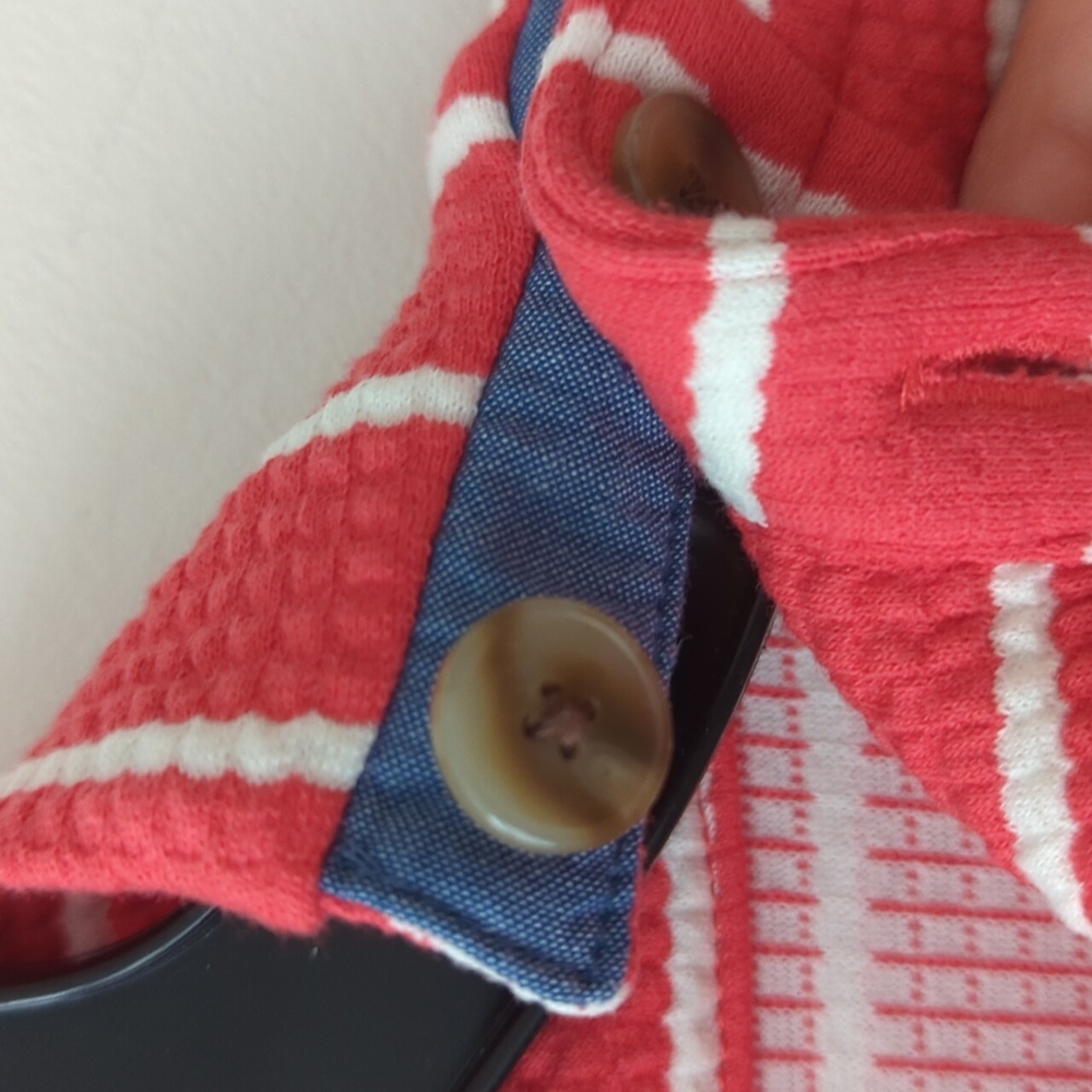 Talbots Petites Button Mockneck Pullover Sweater … - image 5